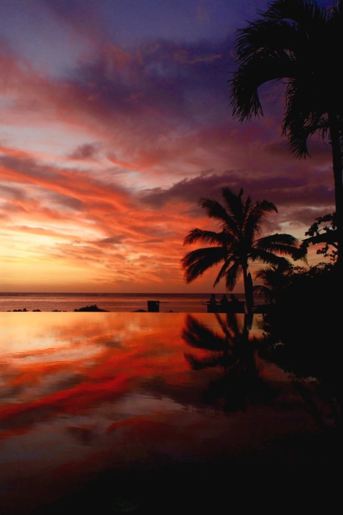 Porn Sunset in Mauritius photos