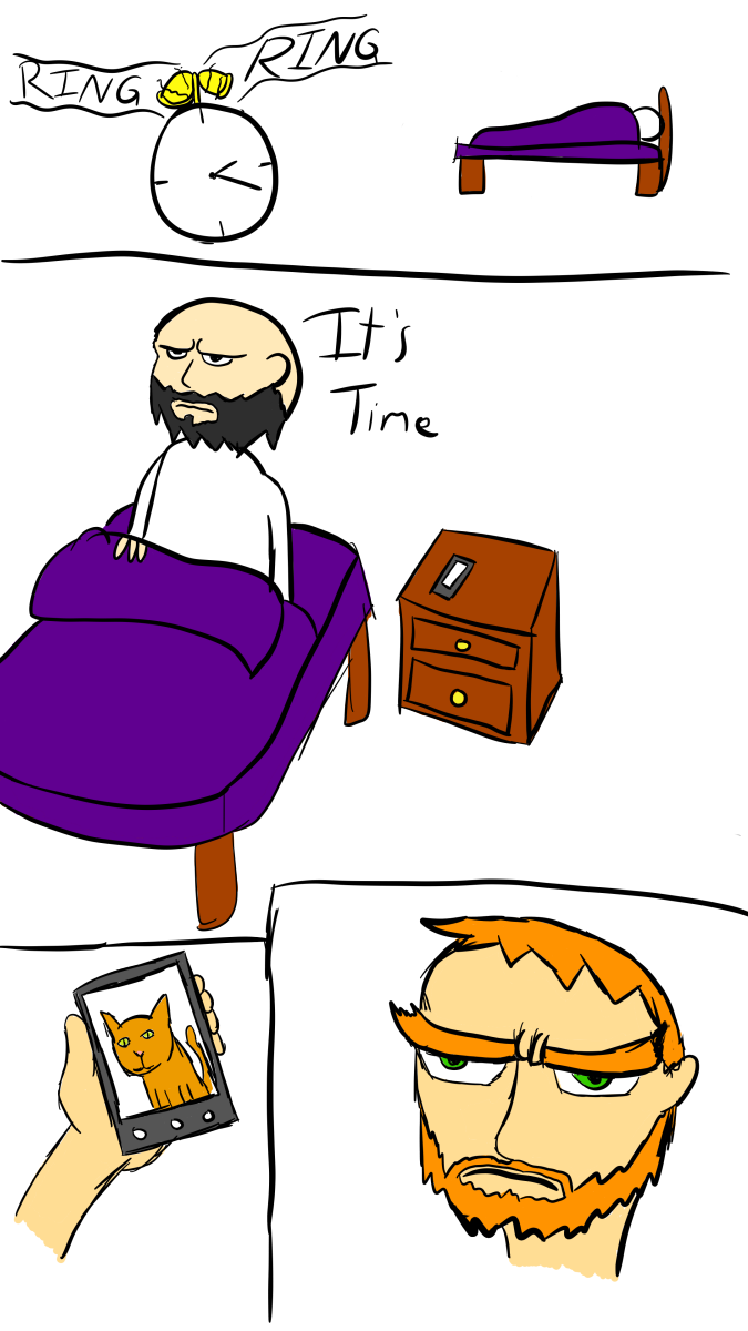 indonesianbob68:  spaghettipuncher:  Quick drawing of a joke Woolie made on the Super