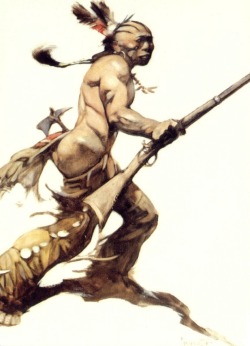 Frank Frazetta, the Indian Brave