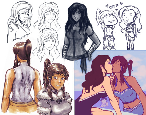 iahfy:  korrasami trash with a touch of kuvira  