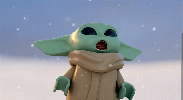 — The new Star Wars short screaming Baby...