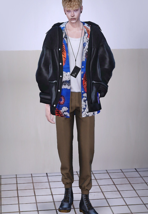 LOOKBOOKModel - Archie + Josh + Aster + Noah# 1 - Hair / Earring / Top / Belt / Bottom / Socks / Sho