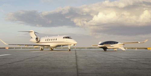  Lilium eVTOL aircraft In partnership with NetJets