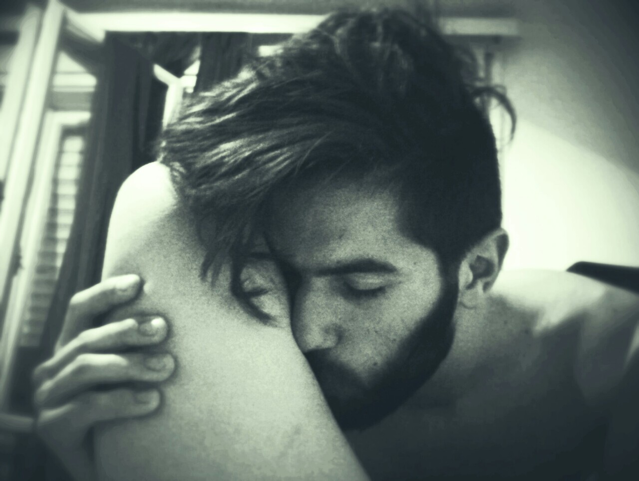 Your beard on the inside of my thigh&hellip;.