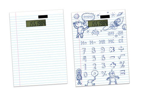 The DIY Calculator from gift company Mustard is a fully functional calculator that looks like a piec