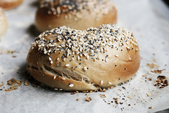 porclaim:  tasty bagels by rambaldoch on Flickr. 