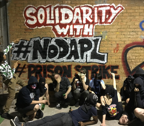 Solidarity with the #NoDAPL struggle and the US #PrisonStrike from the occupied territory known as S