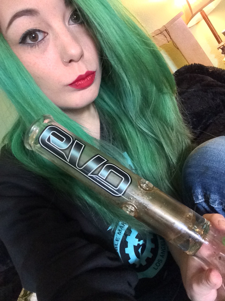hybridfairy:  I smoke too much weed to keep my pieces clean.