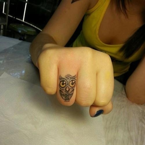 Cute small finger tattoos