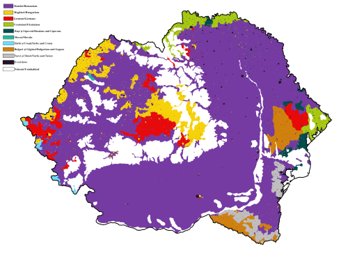 mapsontheweb:Ethnic map of Interwar Romania based on the 1930 census