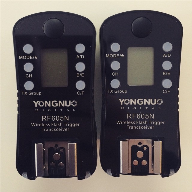 nulleinsfoto:  #yongnuo #yn605 in da house! :) #trigger #strobist Need those to fire