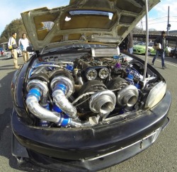 k20integra:  I’m already hard. Quad turbo 2jz