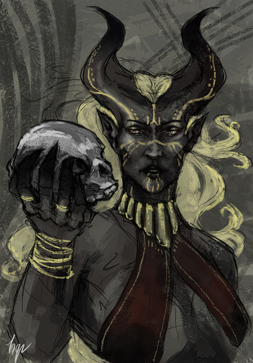 inquissien: I just noticed that I’ve only drawn one female Qunari so far. Not ok.