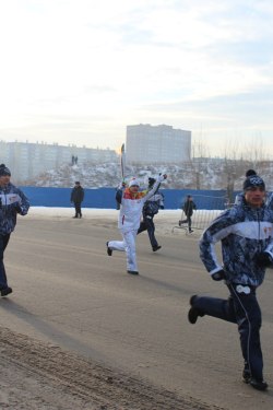 vasilinavasilina:  Олимпийский огонь в родном Красноярске