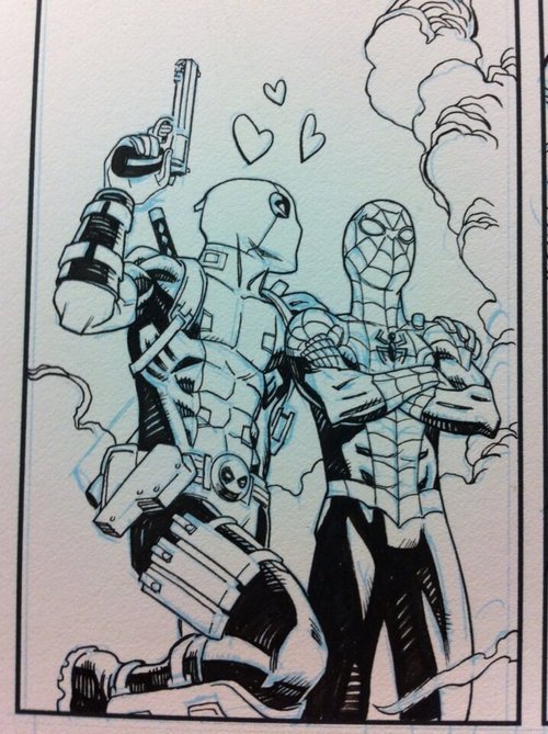 SPIDER-MAN NOTES — Spider-Man & Deadpool by Avengergram