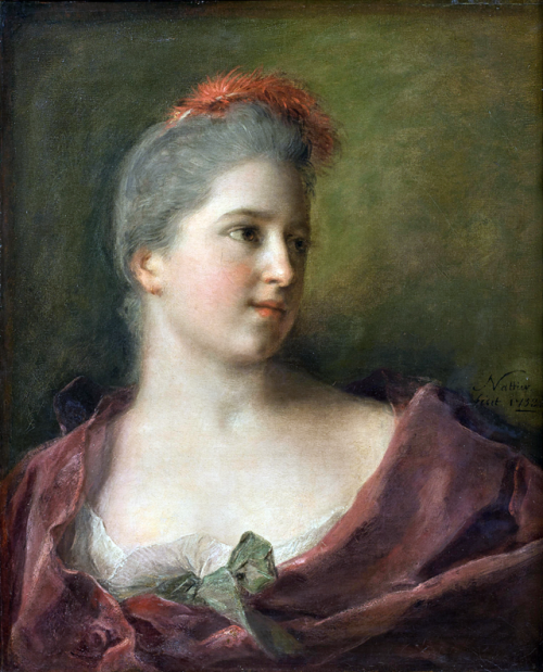 Jean-Marc Nattier (1685-1766):Portrait of Madame François-Philippe Brochier, née Charlotte-Claudine 