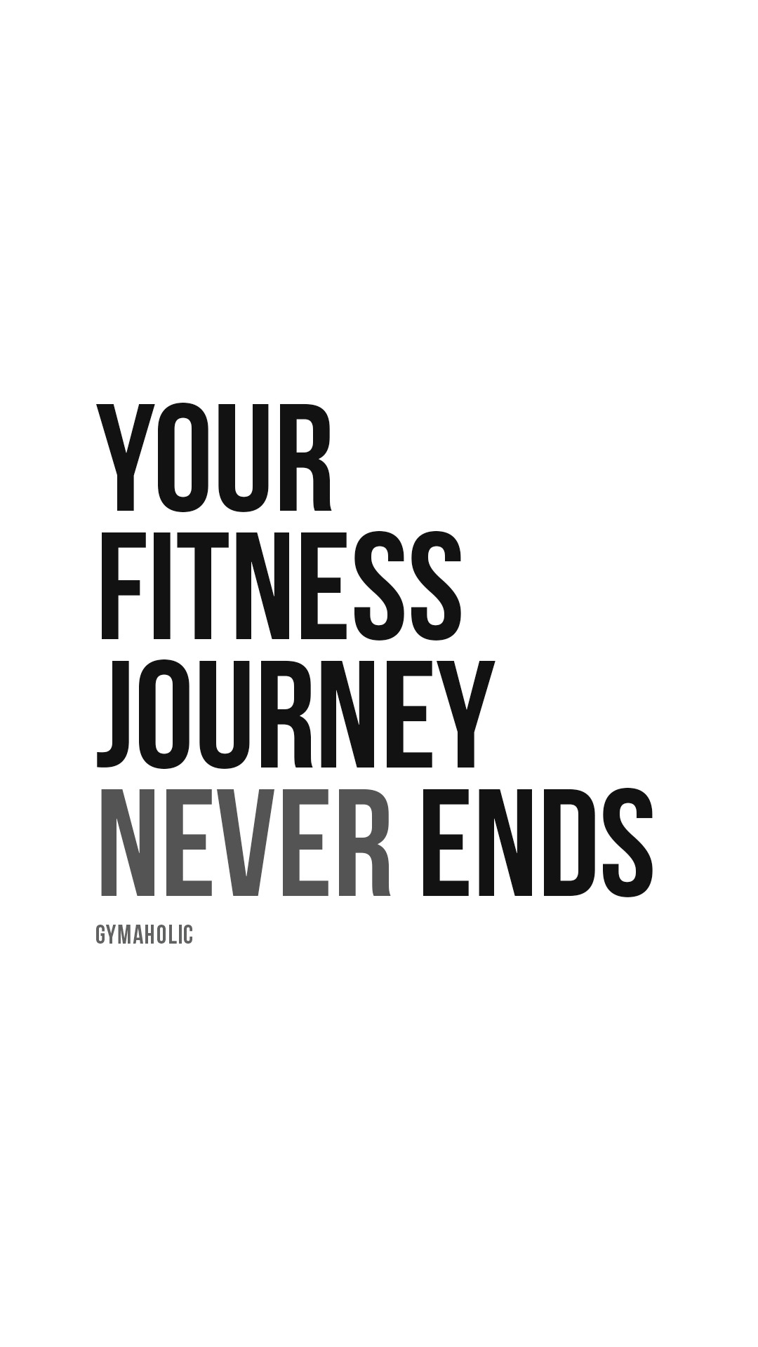 Your fitness journey never ends