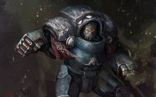 wh40kartwork: Pre-heresy Alpha Legion Terminator byDmitry Sokolov