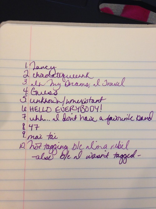 chocolatequeennk: Handwriting tag meme thing Taken from notgingerandalittlebitfoxy even though she d