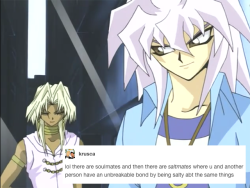 noussommeslessquelettes:  YGO Tumblr Text Posts Part 6! Yeah almost all of it’s Bakura and idc [1, 2, 3, 4, 5] 