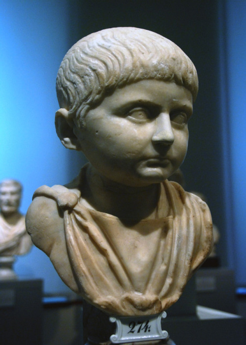 myglyptothek:Funerary portrait of aproximately four-year  old boy in a military cloak growing from a