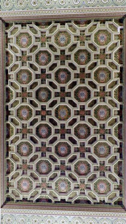 Castle Howard Chapel Ceiling. North Yorkshire, England.