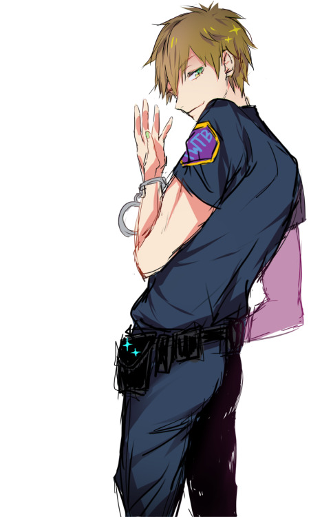 haruuuka:  iwatobi police im out of control