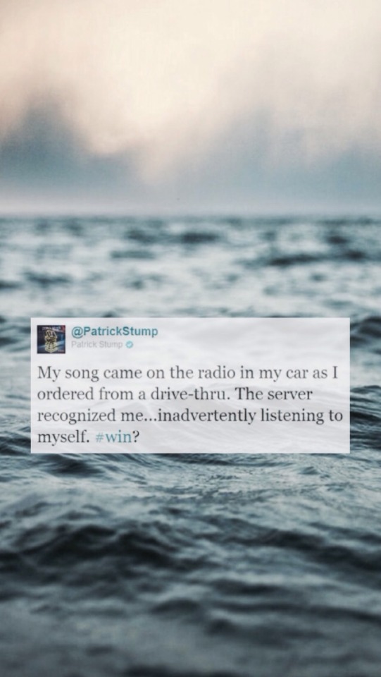 Patrick Stump Tweets
