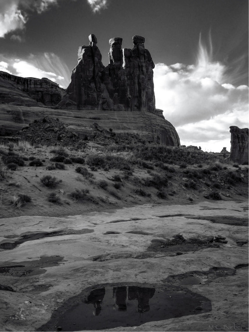 Another WorldThree Gossips, Arches National Park.