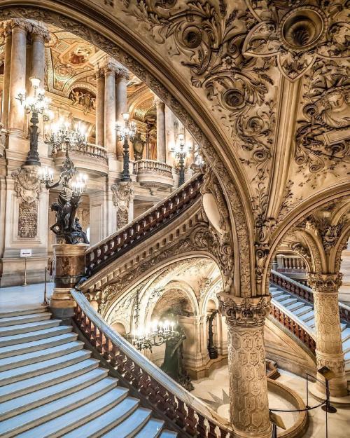 The Opera Garnier, Is A Renowned Opera House In Paris, France. Designed By The Architect Charles Garnier,