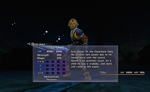 cactuarqueen:Final Fantasy X + character scans