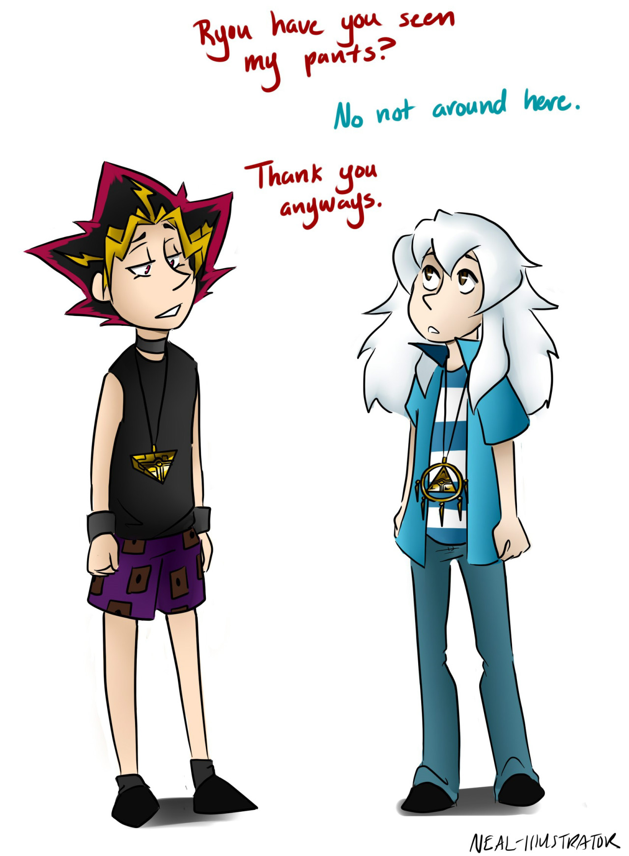 neal-illustrator:  He just wanted his pants back. (a parody of the hilarious book
