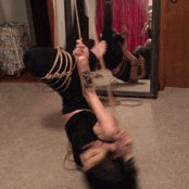 knottysinn:Self tie and suspension! All done by me!