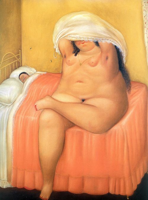 Fernando Botero (1932-) - The Lovers