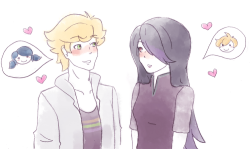 chataclysmes:  things I want to happen in the future: Adrien and Juleka bonding over their love for smol cute girls who like pink