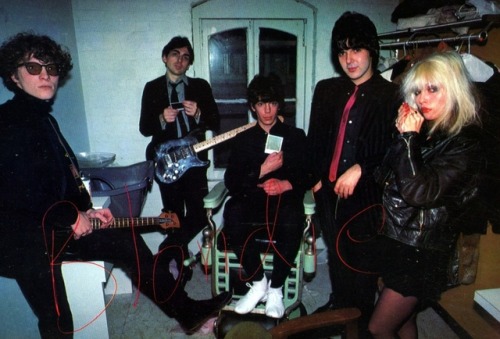 kannibalkrunch:BLONDIE in 1977 on the day they shot some film promos for the first LP.