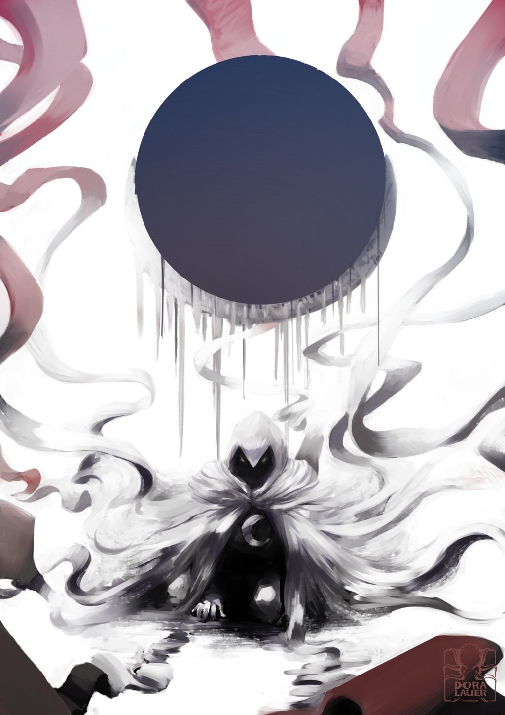 comics-station:    Moon Knight Art by Dora Lauer - Freelance Artist  Follow The