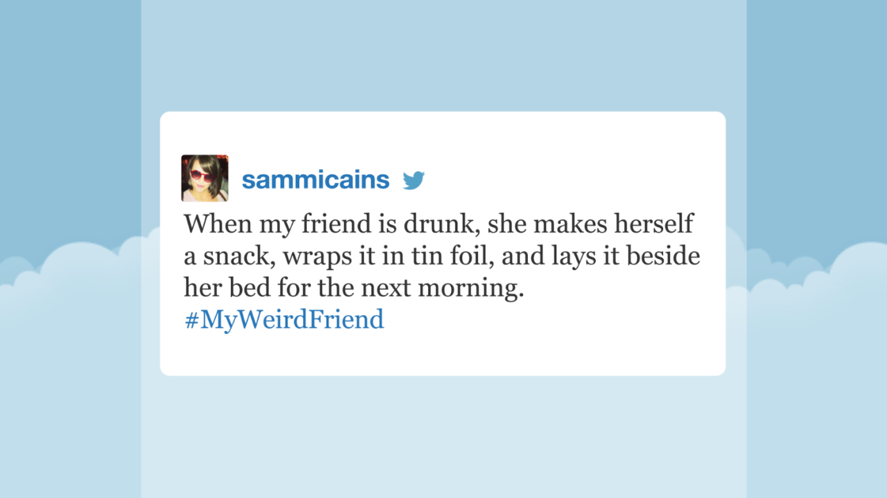 fallontonight:  ICYMI: Jimmy reads his favorite #MyWeirdFriend tweets! 
