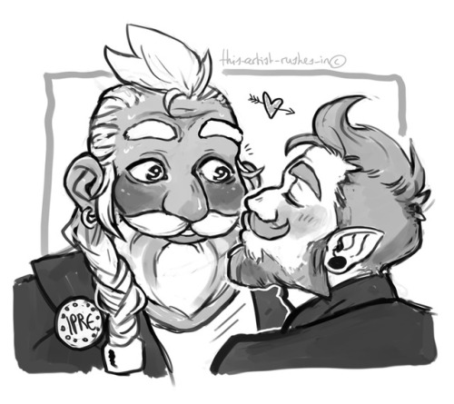 galacticjonah-dnd: petition to give the dwarf another damned boyfriend (who is as small and bearded 