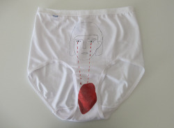  I’ve ruined so many undies from unexpectedly getting my period so I just drew it on there permanently 