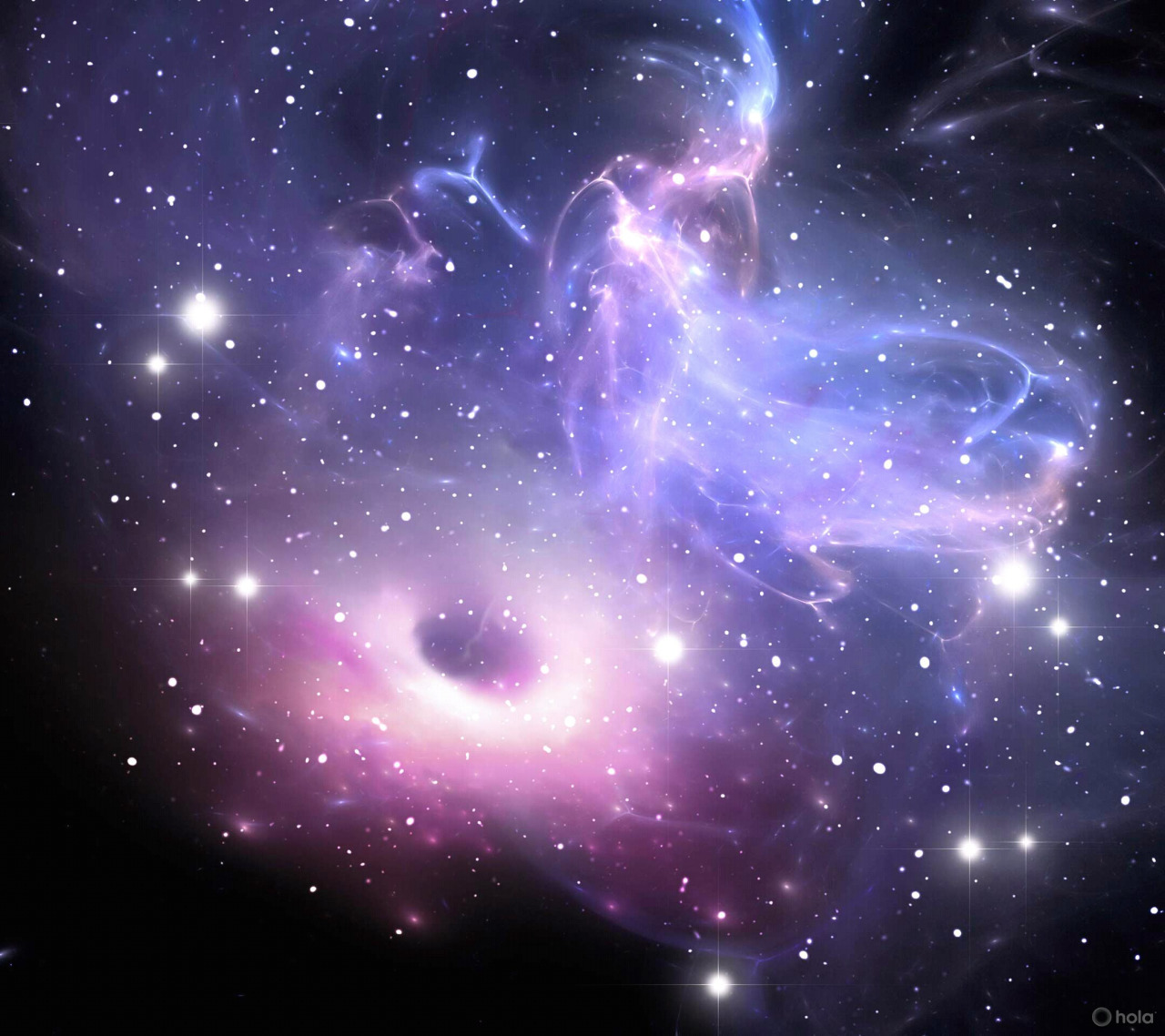 Outer space black holes