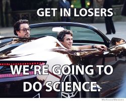 avenger-gifs-memes:  Some science bros for