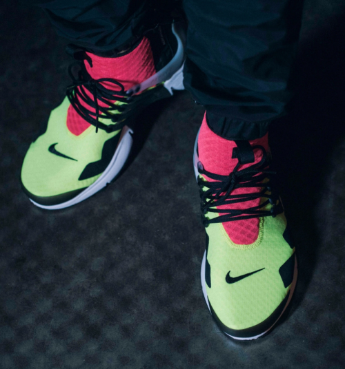 Acronym x Nike Air Presto Mid Neon Sneakers via HYPEBEAST