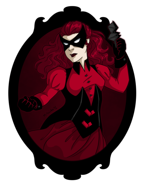 ealperin:  thefingerfuckingfemalefury:  : Victorian Girls by Msciuto  Just LOOK at how fabulous Kate looks there Not to mention Harley and Ivy, being all adorable as gloriously queer victorian supervillain girlfriends :D  I hope someone cosplays these!