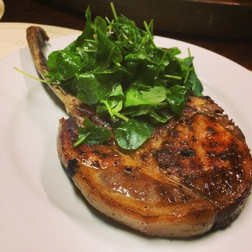 Organic #porkchops and #arugula for dinner. #fatkidgoespaleo #paleo #paleodiet #paleohunt #paleolife