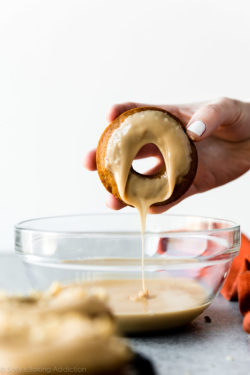 sweetoothgirl:  Baked Pumpkin Donuts