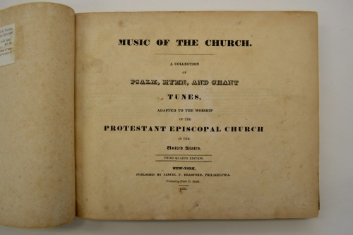 Music of the church. A collection of psalm, hymn, and chant tunes, adapted to the worship of the Pro