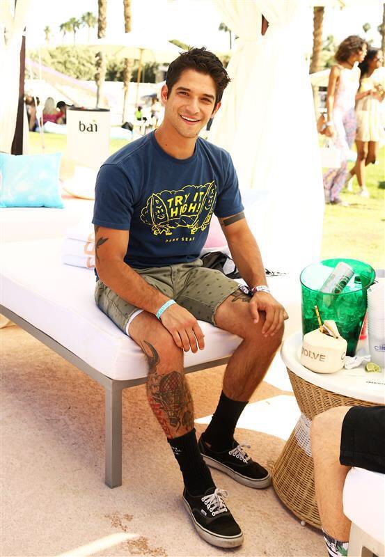 poseysfingers:  Actor Tyler Posey attends REVOLVE Desert House event, Thermal, California,