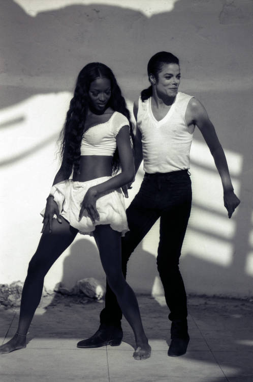 blackhistoryalbum: MAN ON FIRE! Hi-Def Images (Click to Enlarge)— Michael Jackson and Naomi C