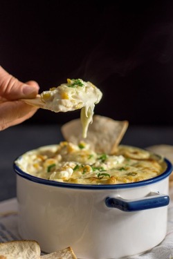 chefthisup:  Hot Cheesy Corn Dip. Get the recipe here &gt;&gt; http://bit.ly/1McLOwp